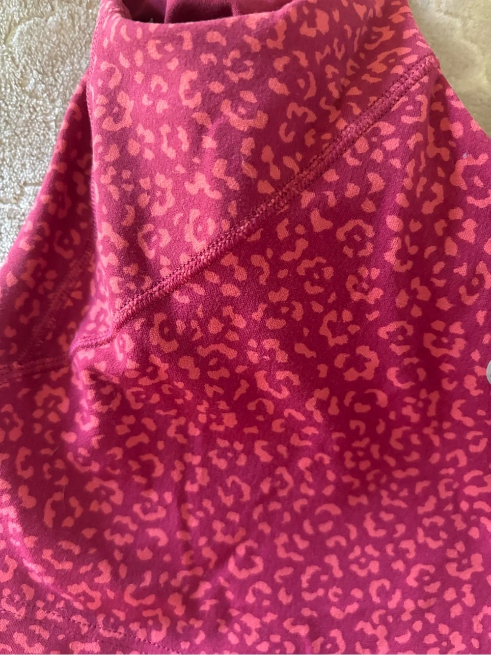 Lululemon floral cheetah print align tank top cropped, clothes